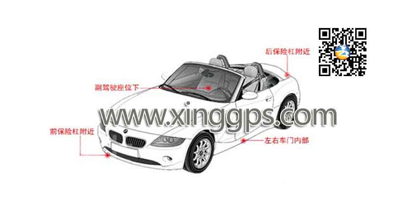 带电池GPS安装位置